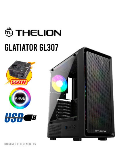 PC I7 12700KF RAM 16GB SSD 1TB M.2 VIDEO GT1030 4GB COOLER CR421D, CASE GL307 FUENTE 550W